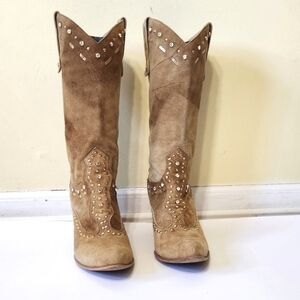 EL VAQUERO BOOTS TAN 10‎